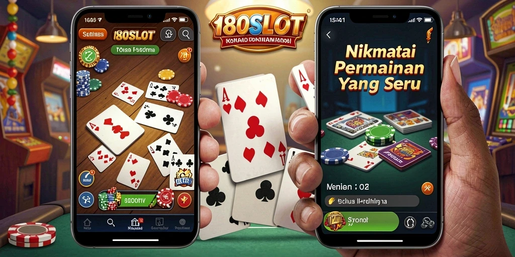 Tampilan gameplay seru di 180SLOT yang menunjukkan aksi Domino.