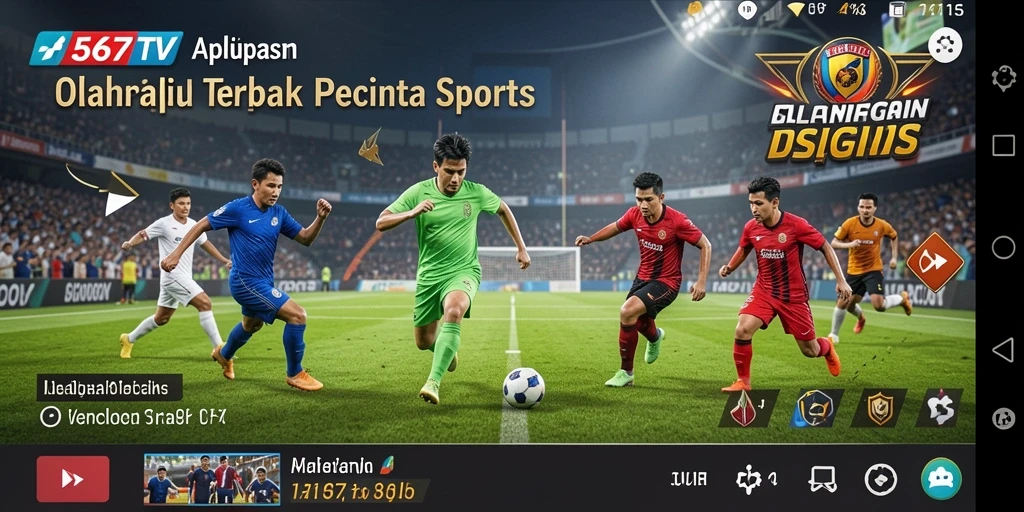 Tampilan gameplay yang seru dan interaktif dari 567TV.