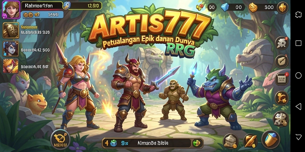 Tangkapan layar menunjukkan aksi seru dalam ARTIS777 dengan pertarungan epik.
