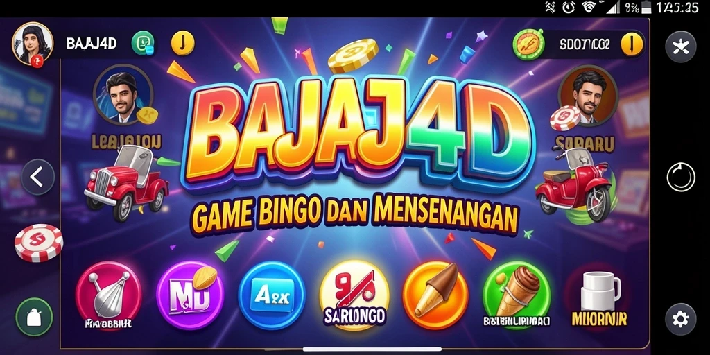 Tampilan gameplay BAJAJ4D yang seru dalam permainan Bingo.