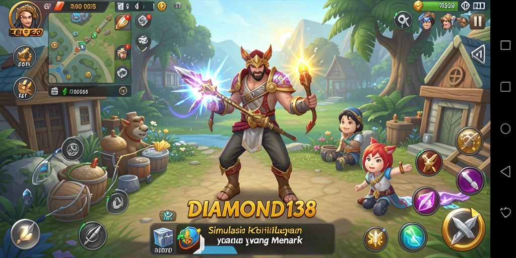Tampilan gameplay DIAMOND138 yang memukau dan interaktif.