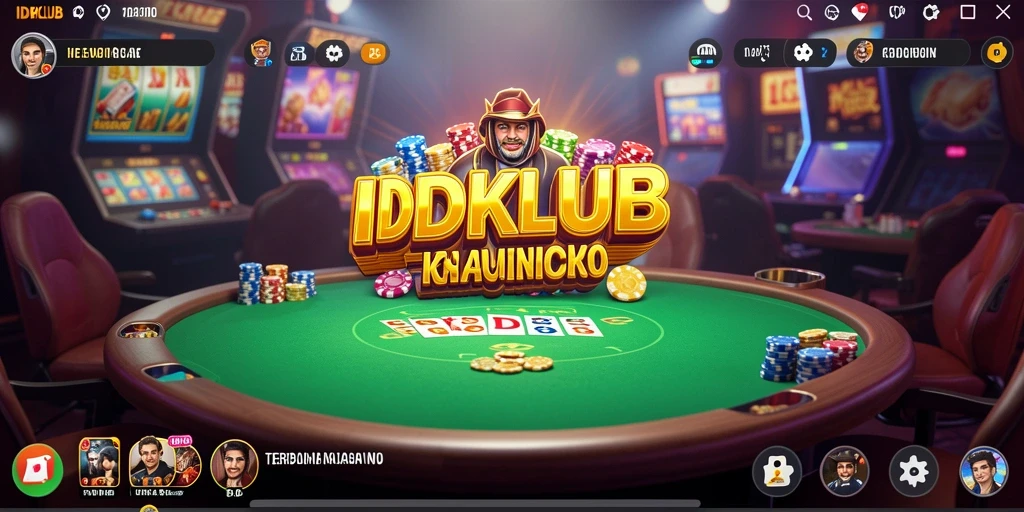 Tampilan gameplay menarik dari IDKLUB dengan berbagai permainan kasino.