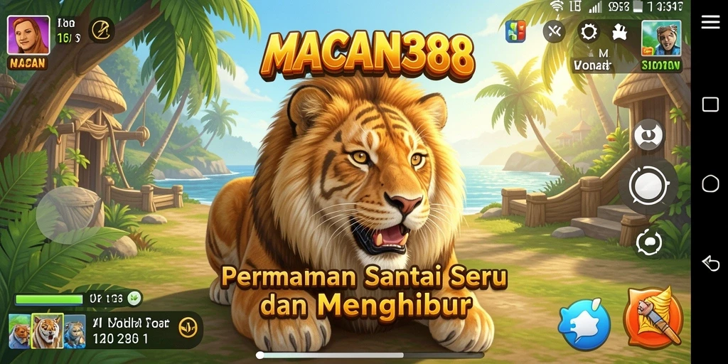 Tampilan gameplay seru dan menarik dari MACAN388.