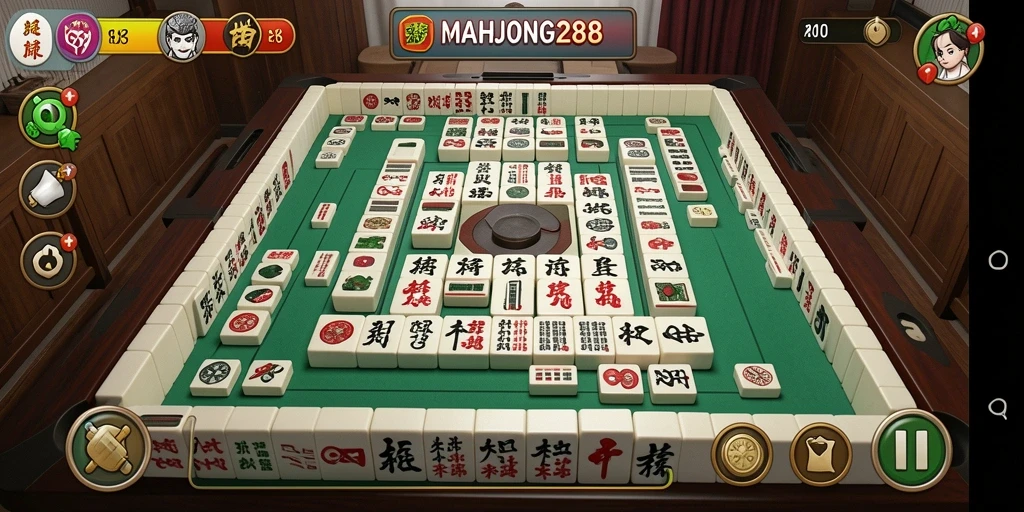Tampilan gameplay MAHJONG288 yang menarik dan penuh strategi.
