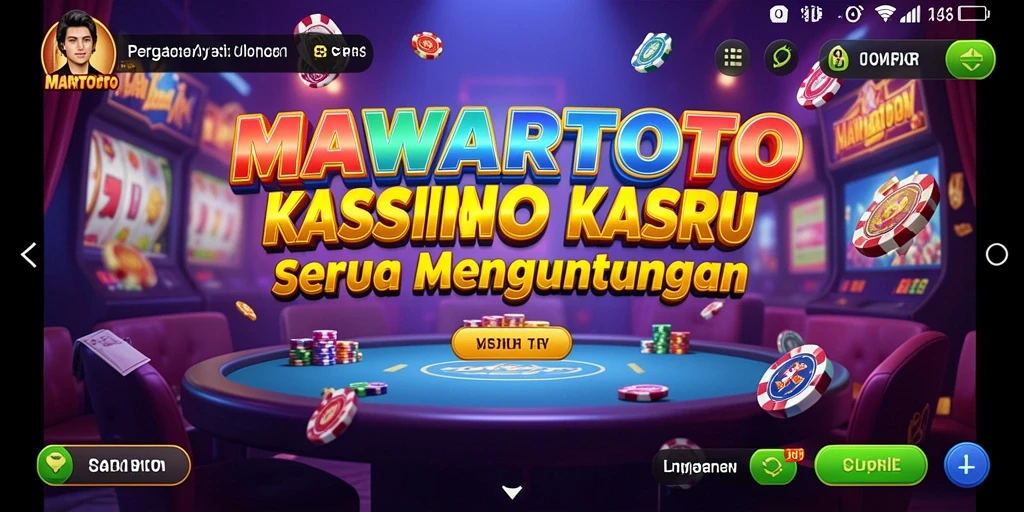 Tampilan gameplay MAWARTOTO dengan suasana Kasino yang menarik.