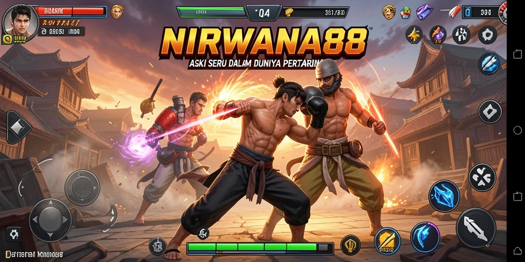 Tampilan menarik dari gameplay NIRWANA88 menunjukkan aksi pertarungan yang seru.