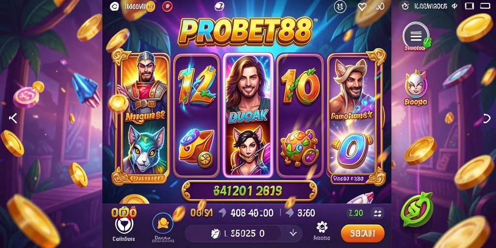 Tampilan gameplay seru dan menarik dari PROBET88 saat bermain slot.