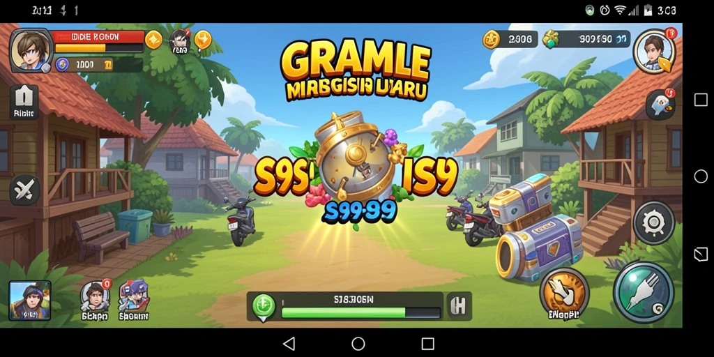 Tampilan gameplay S9S9 yang seru dan menarik saat bermain idle.