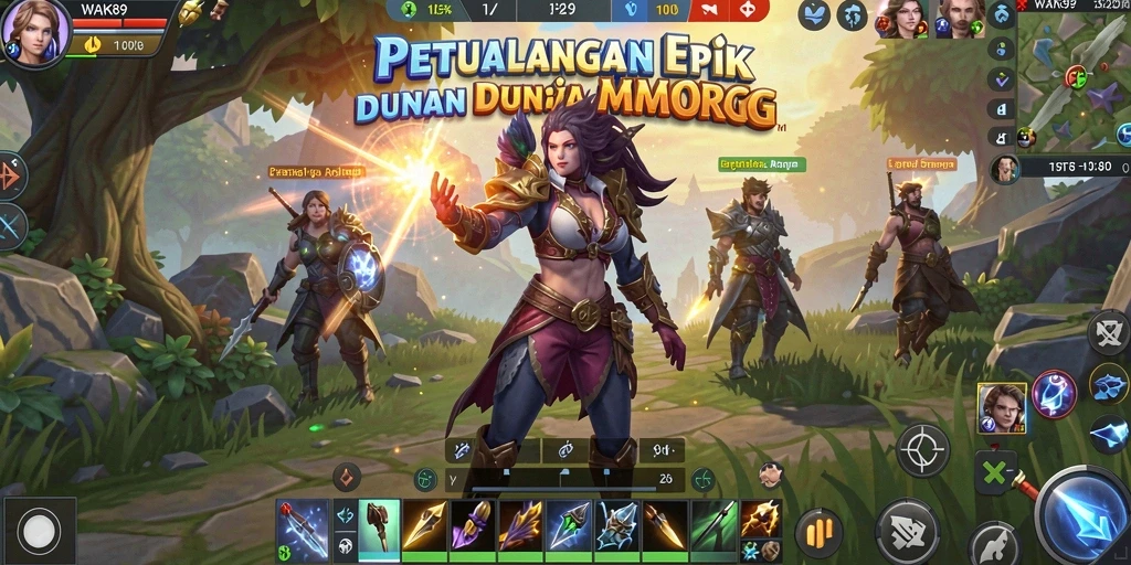 Screenshot epic dari gameplay <strong>WAK89</strong> yang menarik dan dinamis.